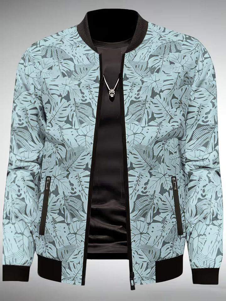 Dagan - Lässige Sportjacke Mit Langen Ärmeln Und Reißverschluss
