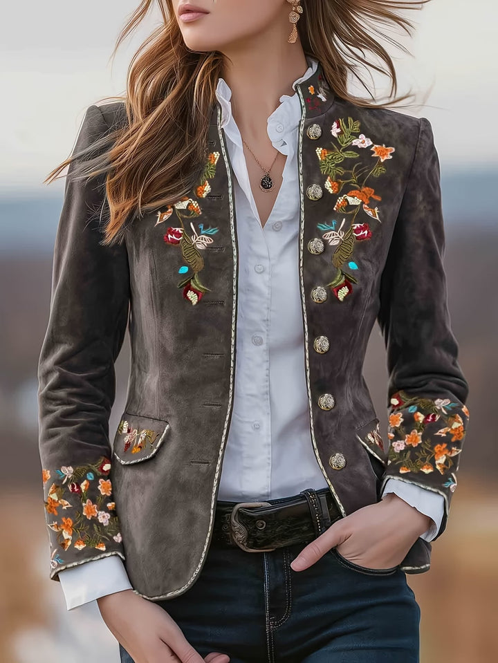 Anisaa – Elegante Jacke Mit Stehkragen