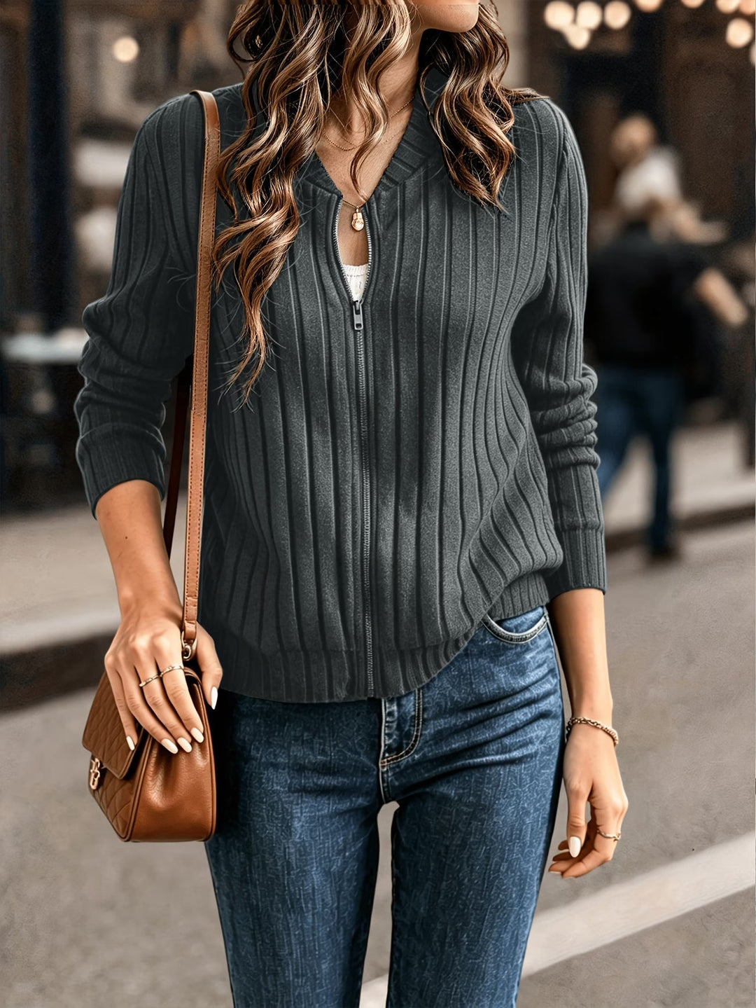 Nalia – Strickjacke Mit Einem Ärmel