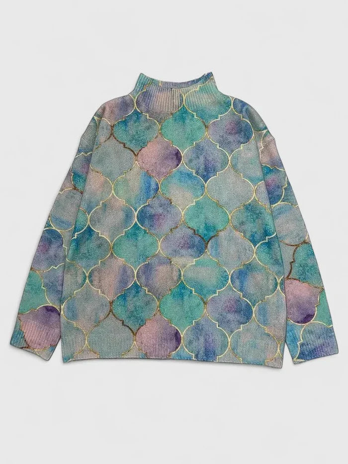 Giuliana – Langärmeliger Strick Pullover