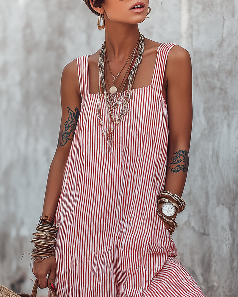Keri – Jumpsuit mit weitem Bein und Trägern