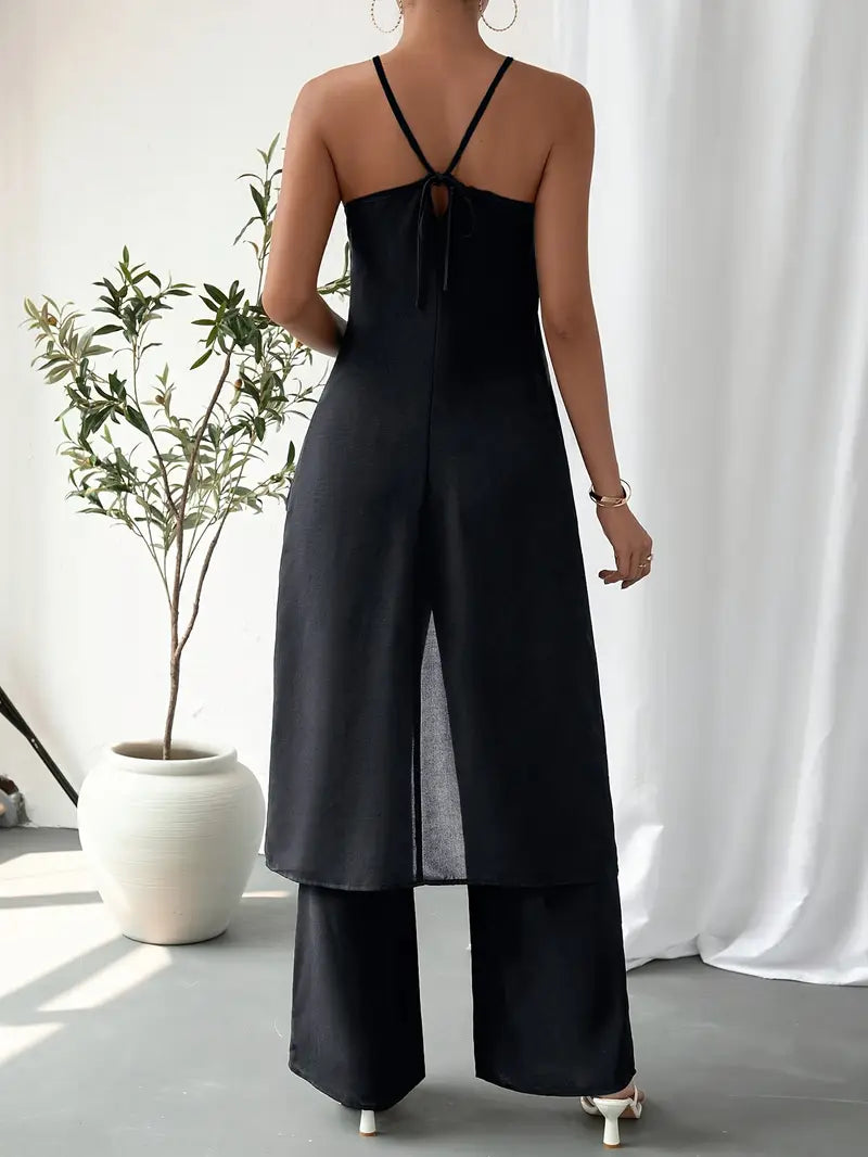 Eirini - Eleganter ärmelloser Zweiteiliger Satz