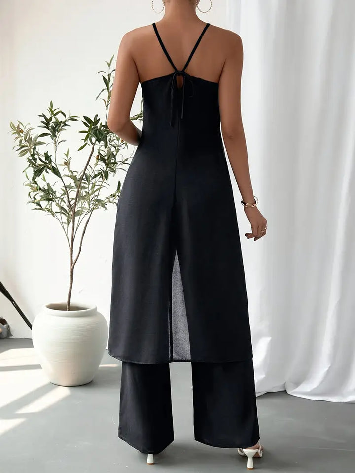 Eirini - Eleganter ärmelloser Zweiteiliger Satz