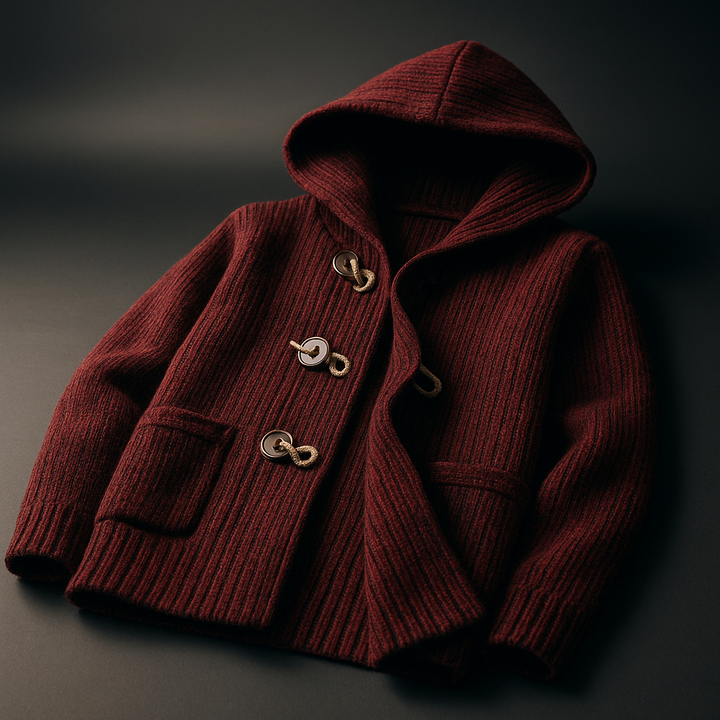 Lindon – Strick Kapuzenpullover Mit Knebelverschluss