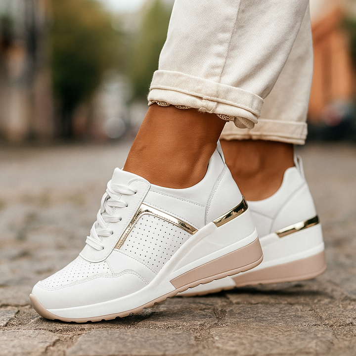 Lindsay - Lässiger Schnür Turnschuh