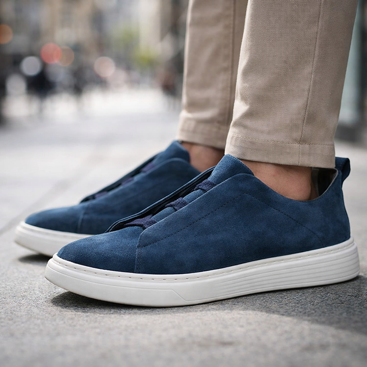 Derek – Eleganter Turnschuh Aus Wildleder