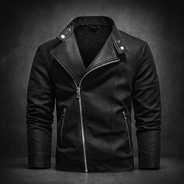 Jure – Lederjacke Mit Reißverschluss