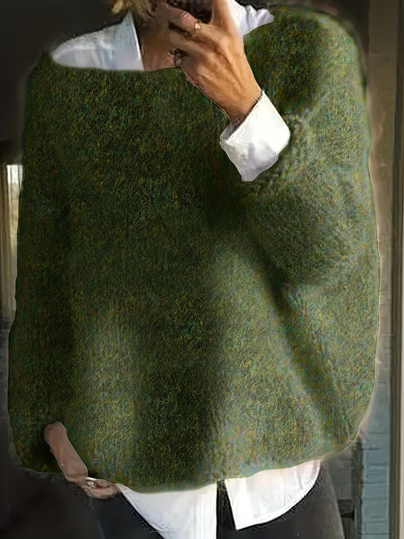 Maristela – Lässiger, Locker sitzender Pullover Mit Langen Ärmeln