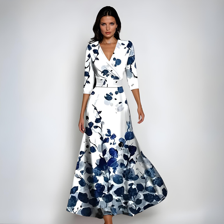 Annemiek – Luxuriöses Blumen Kleid