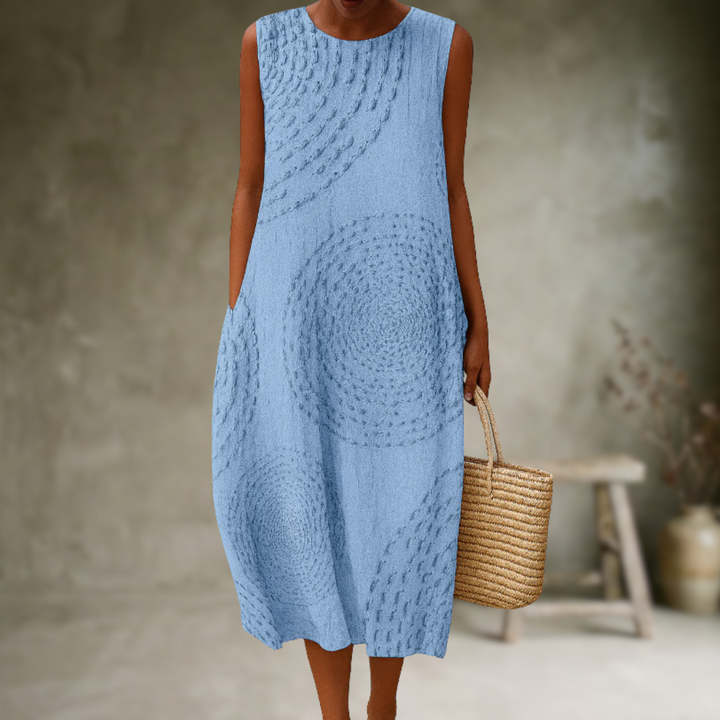 Natia – Ärmelloses Midi-Kleid Aus Baumwolle