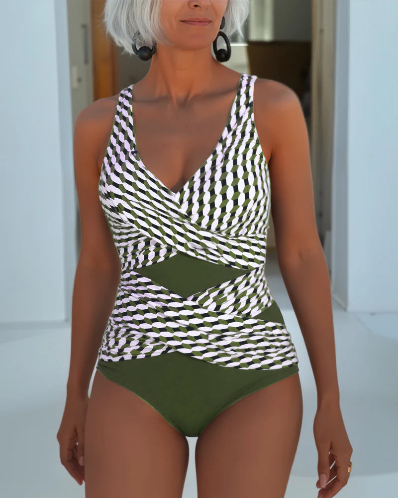 Rachell – Eleganter Crossover Badeanzug