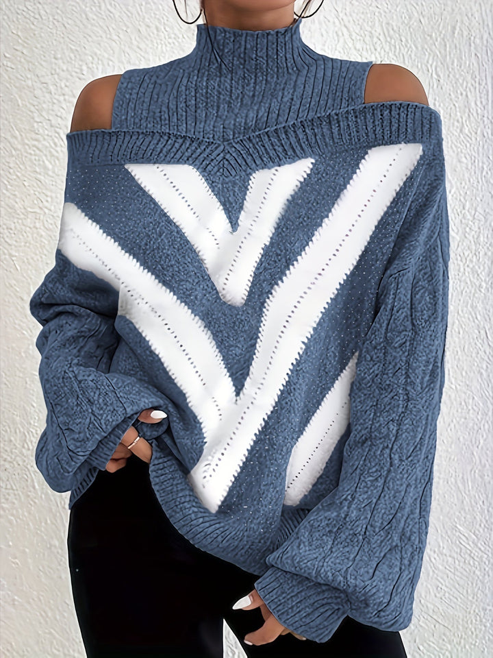 Ramirez – Schulterfreier Strickpullover