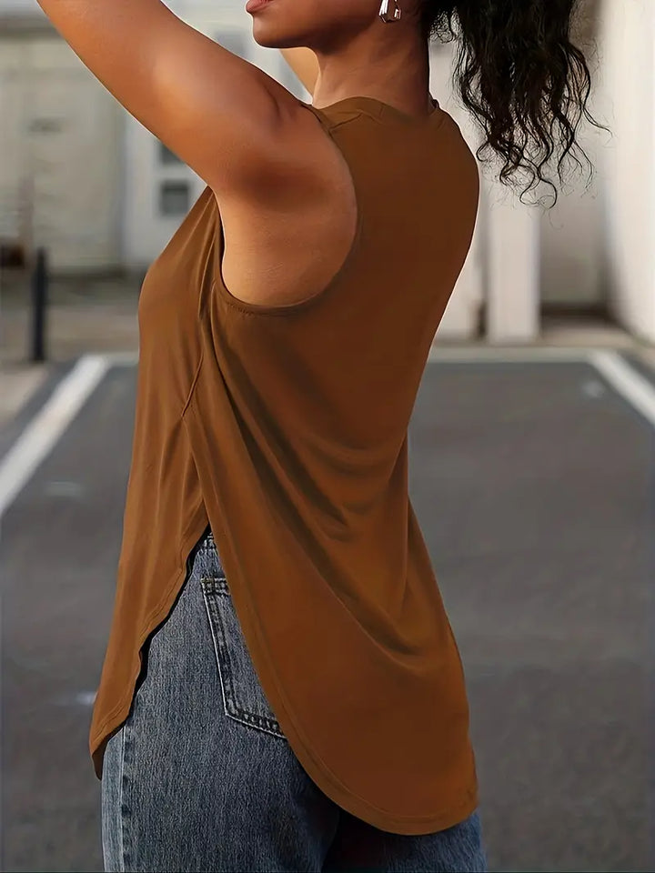 Desirae - Atmungsaktives ärmelloses Hemd