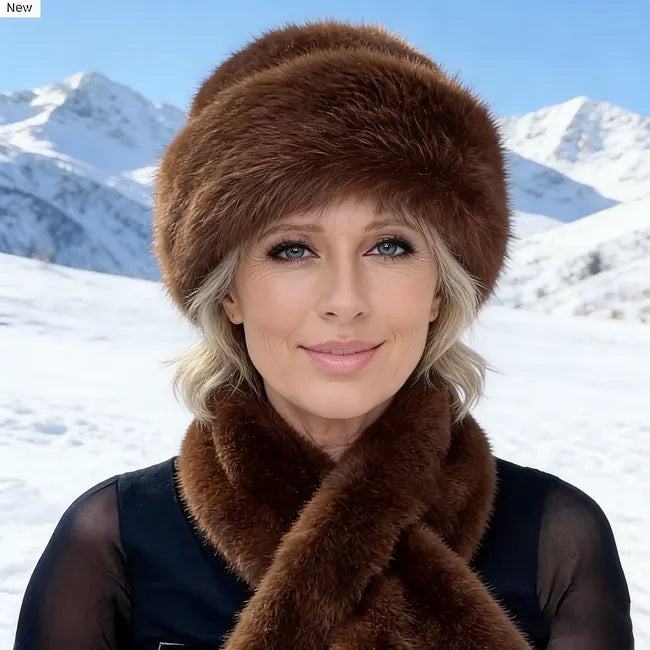 Eugenie – Set Aus Flauschiger Wintermütze Und Passendem Schal