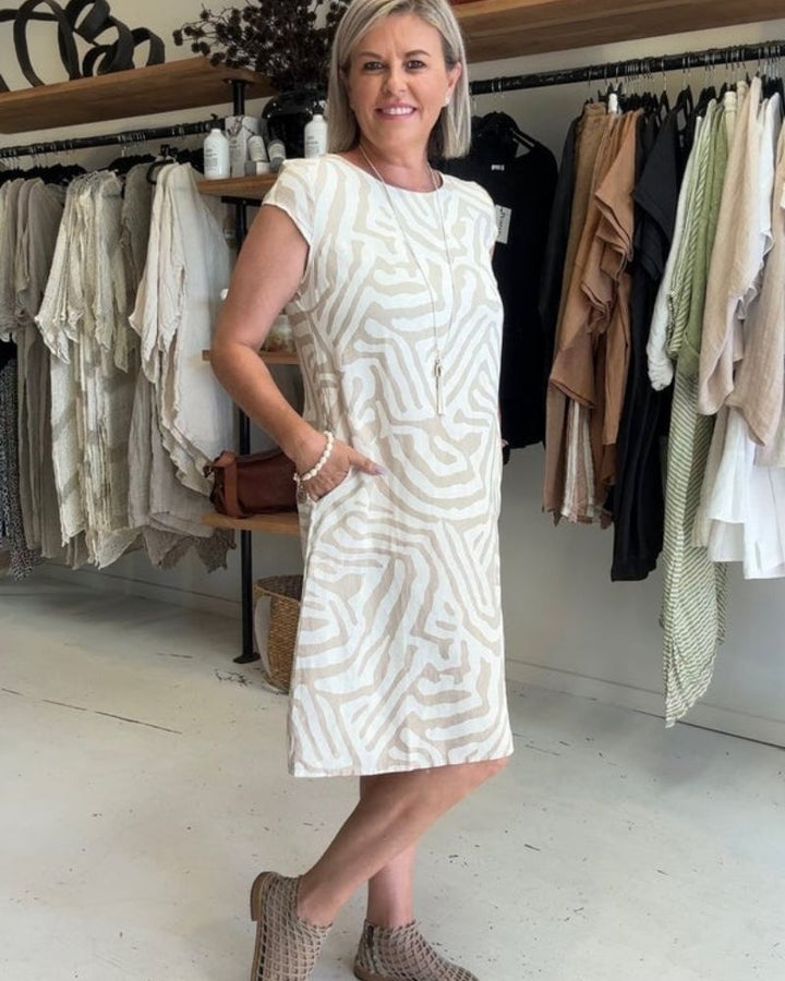 Lorenza – Vintage Inspiriertes Baumwoll Kleid
