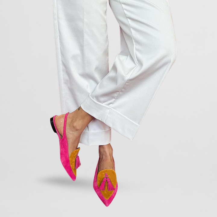 Laylla – Bunte Spitze Pantoffel