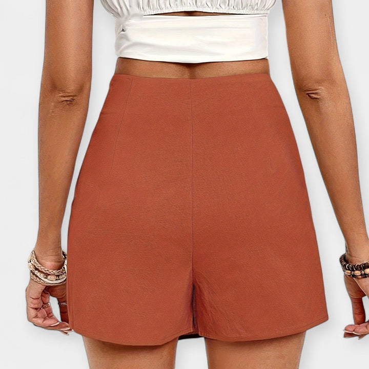 Vincy - Shorts Mit Hohem Bund Und Passendem Rock