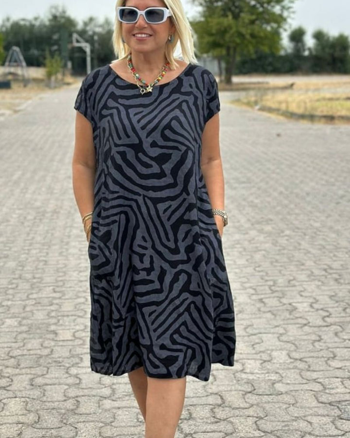 Lorenza – Vintage Inspiriertes Baumwoll Kleid