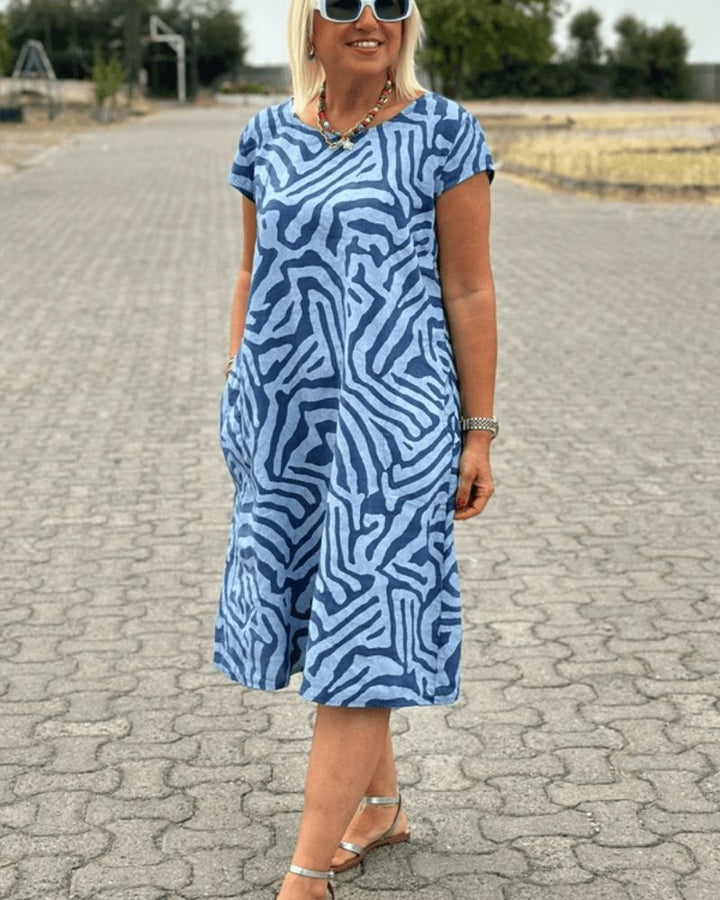 Lorenza – Vintage Inspiriertes Baumwoll Kleid
