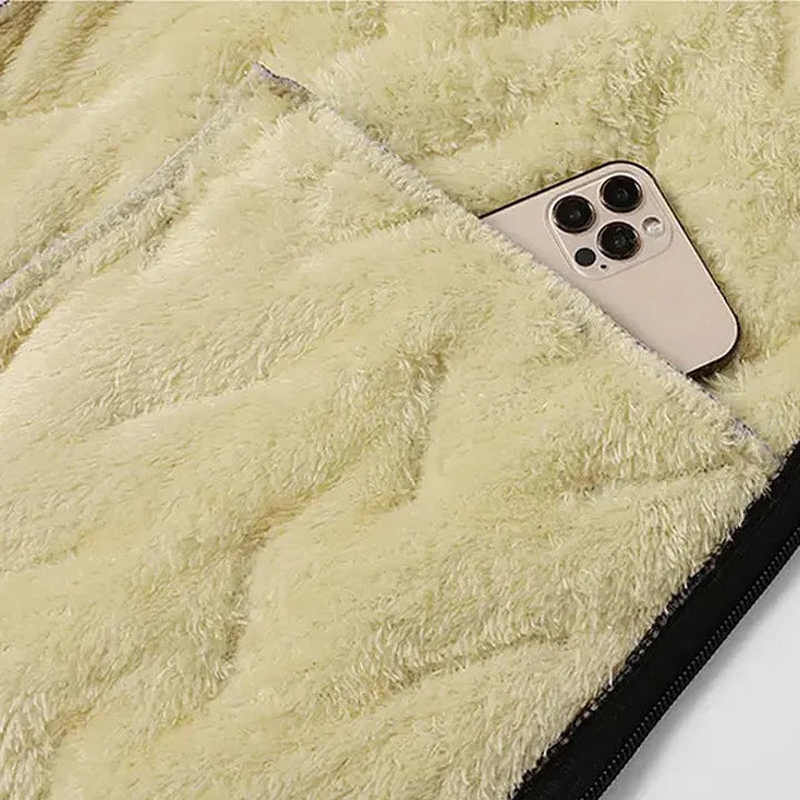 Stevie – Gesteppte, ärmellose Woll Weste