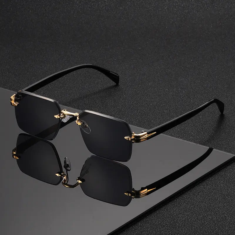OptoSleek – Rahmenlose Quadratische Brille