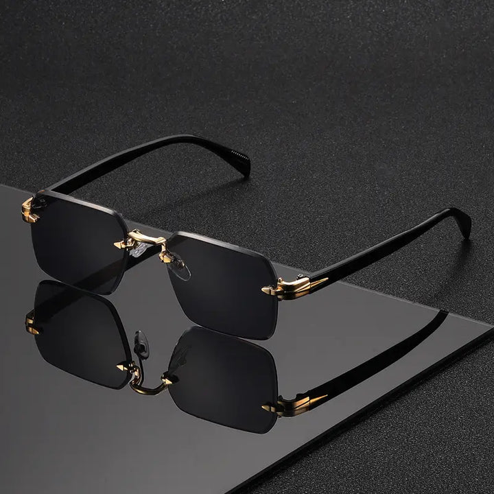 OptoSleek – Rahmenlose Quadratische Brille