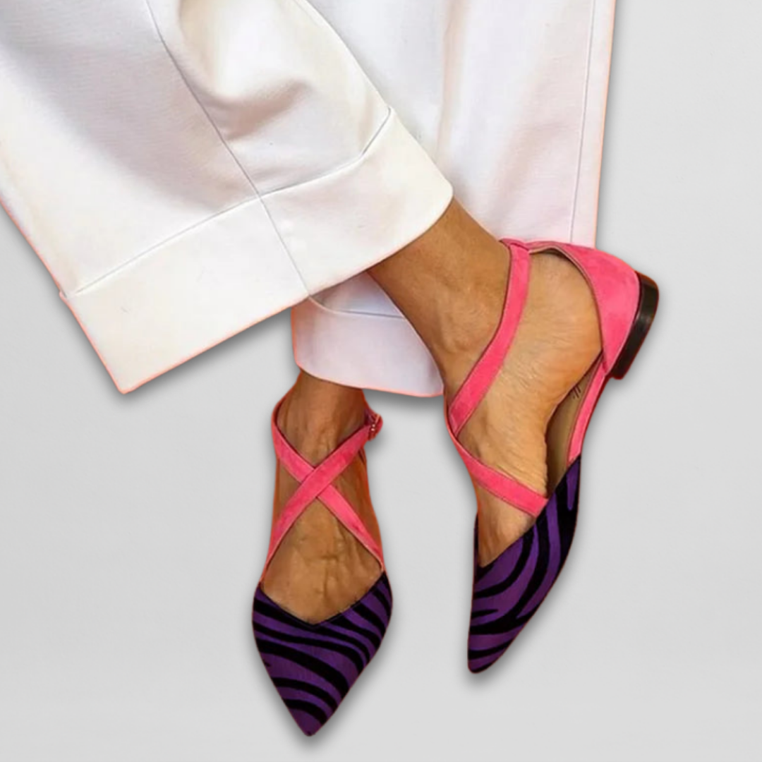Gabriella – Ballerinas Mit Riemchen