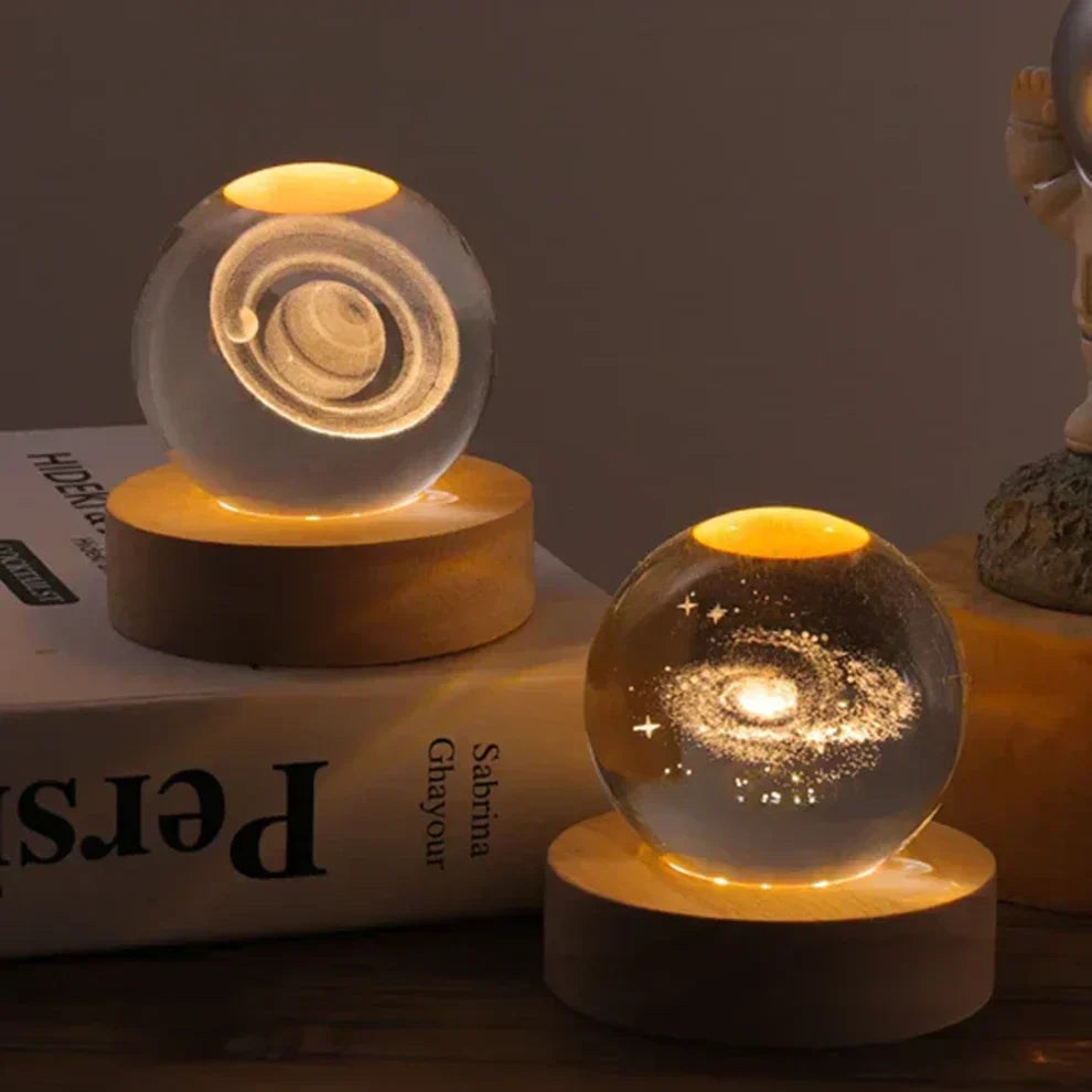 Glow Sphere – Leuchtende Kristallkugel Lampe