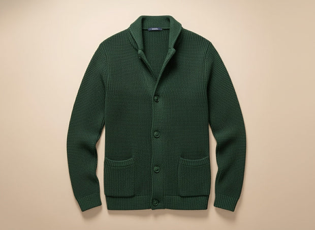 Eskel – Eleganter Langarm Strickcardigan Aus Wolle
