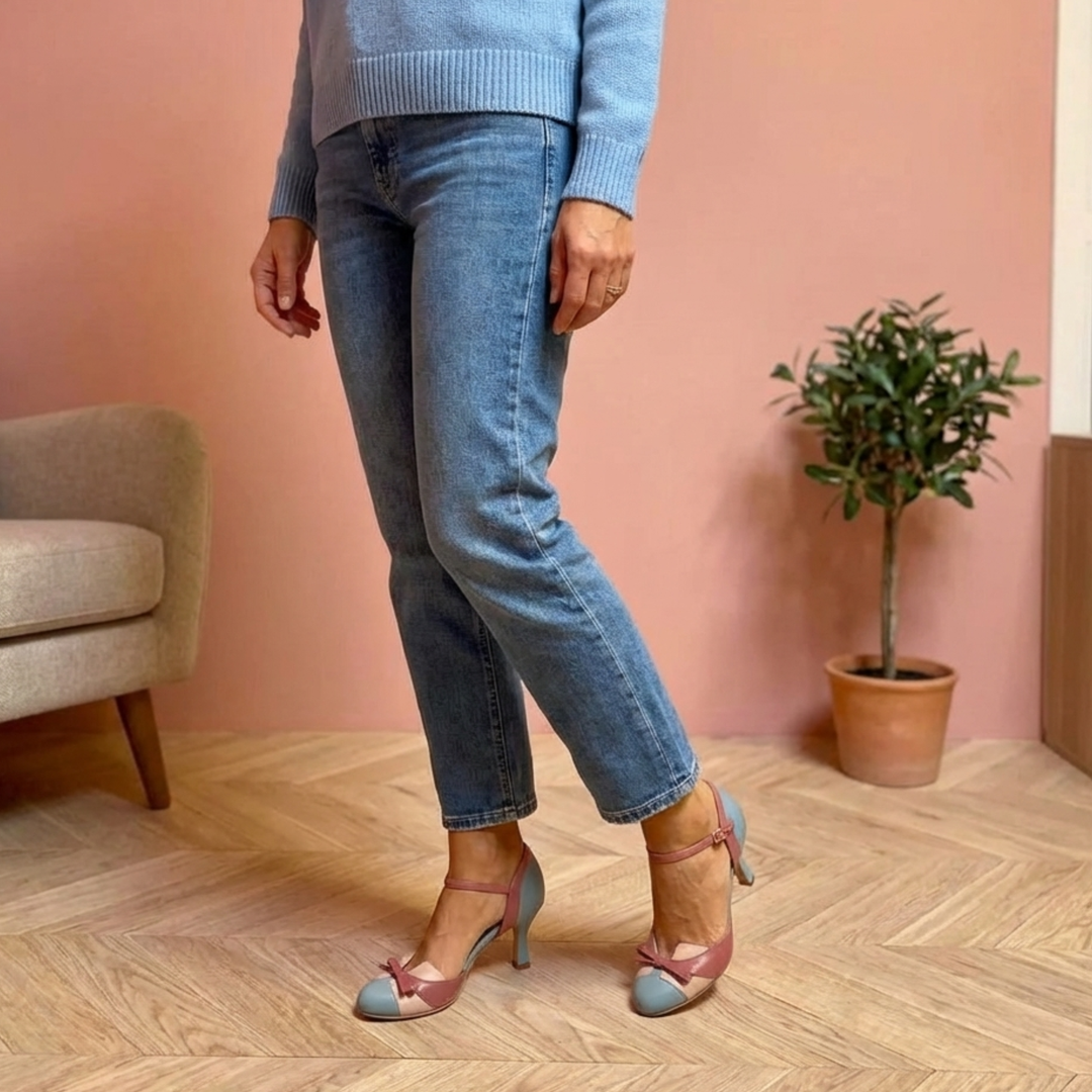 Janet - Vintage Sandale MIT Orthopädischem Fußbett