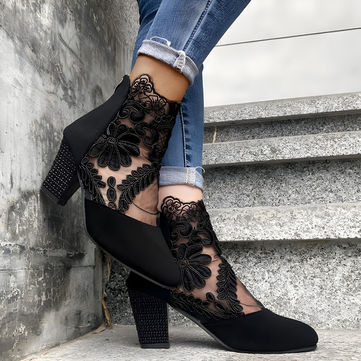 Elizaveta – Orthopädische Schuhe Mit Blumenmuster