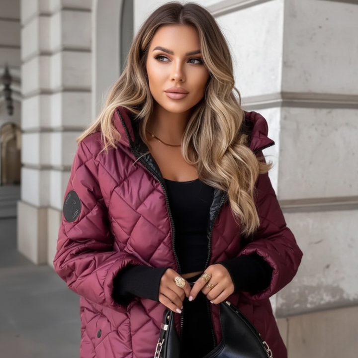 Anahera – Gesteppte Daunenjacke Mit Kapuze