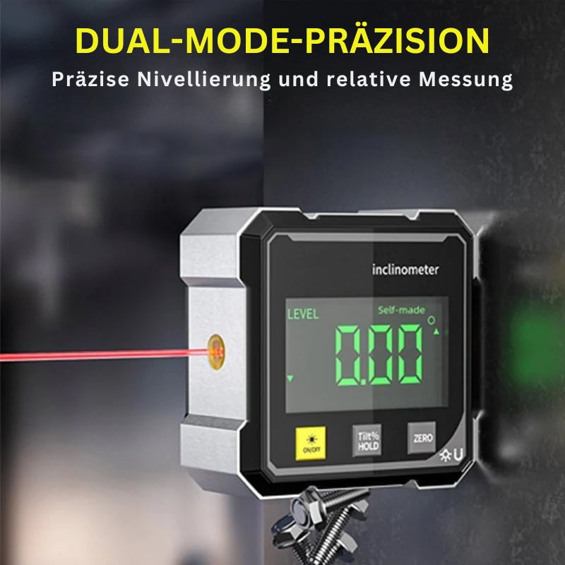 MagPro - 4-Seitiger Magnetischer Digitaler Winkelmesser Mit Laser