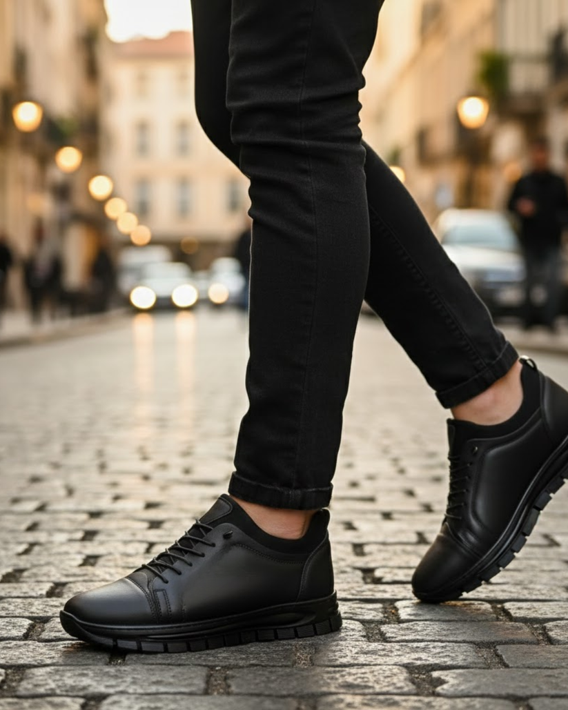 Steffen – Schnürschuhe Aus Leder