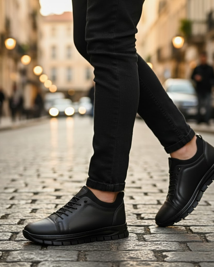 Steffen – Schnürschuhe Aus Leder