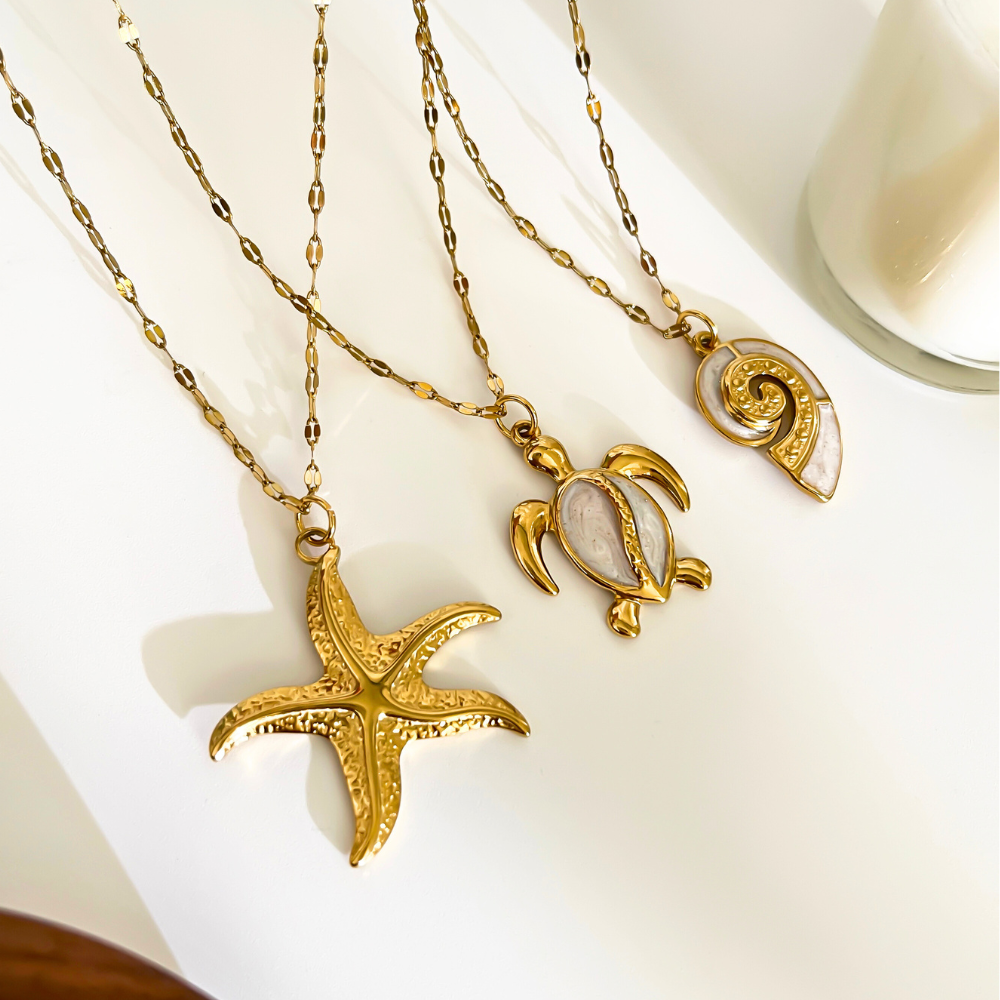 Eylin – Anhänger Set Goldene Flut