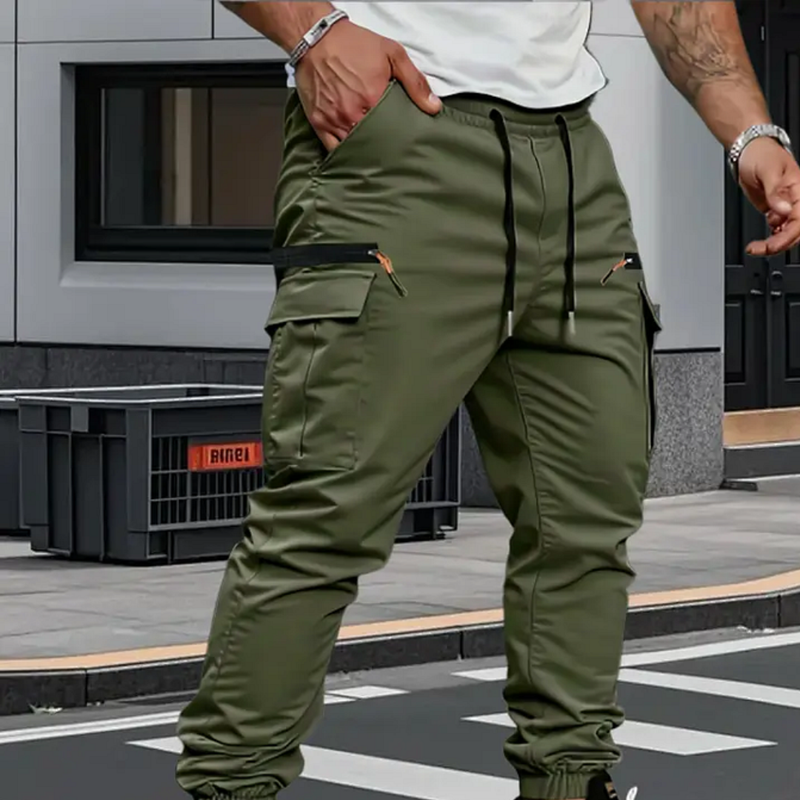 Masoon - Jogging Hose Aus Stretch Werkstoff