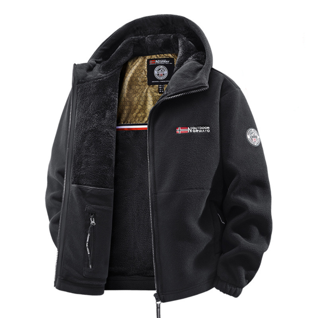 Hales – Fleece Winterjacke Mit Reißverschluss