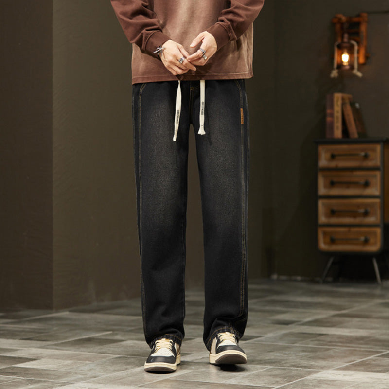Tharindu - Lockere Straight Jeans