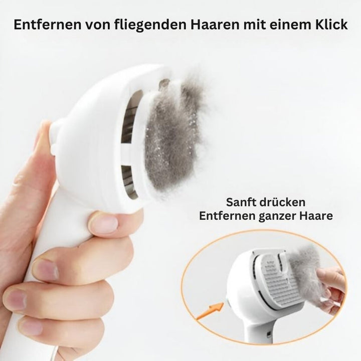 FurEase - Wiederaufladbare Dampfbürste Für Die Fellpflege Von Haustieren