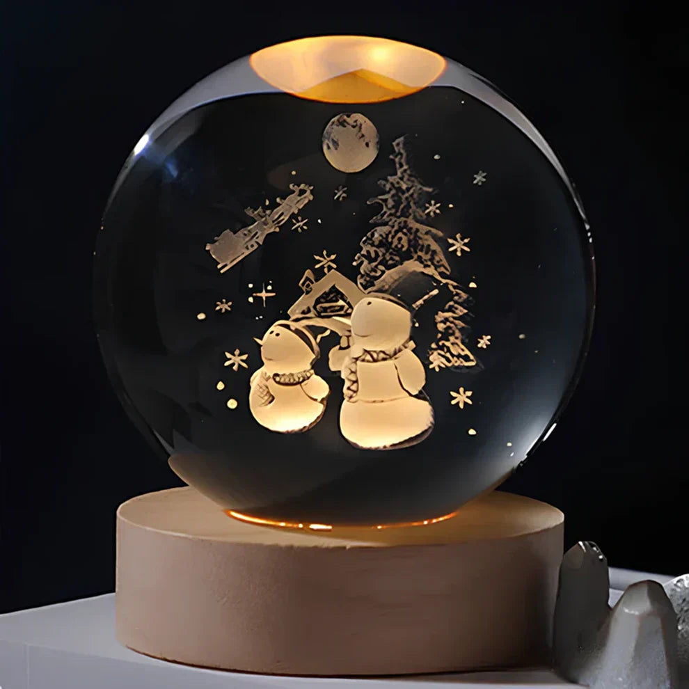 Glow Sphere – Leuchtende Kristallkugel Lampe