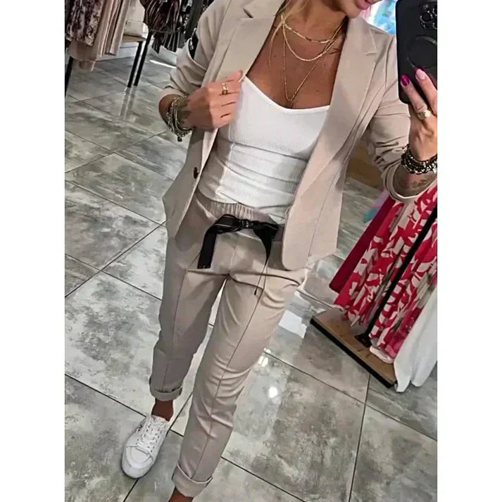 Jocelyne - Elegant Blazer Und Hosen Setzen