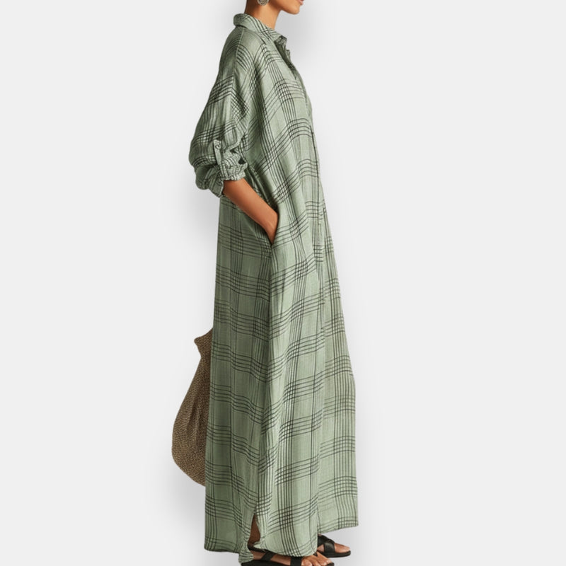 Massiel - Kariertes Hemd Kleid