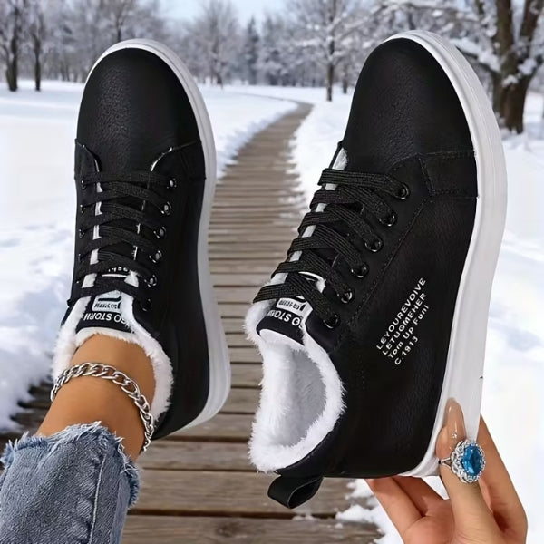 Arlena – Winter Schnürsneaker Mit Fellfutter