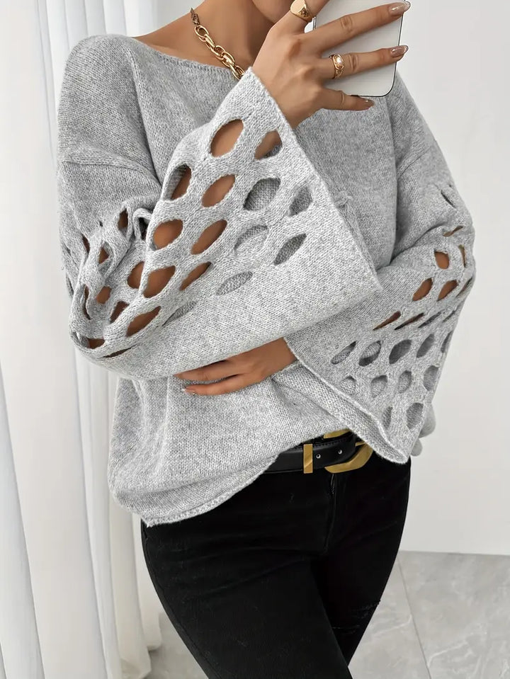 Lanola – Lässiger Pullover Mit Glockenärmeln