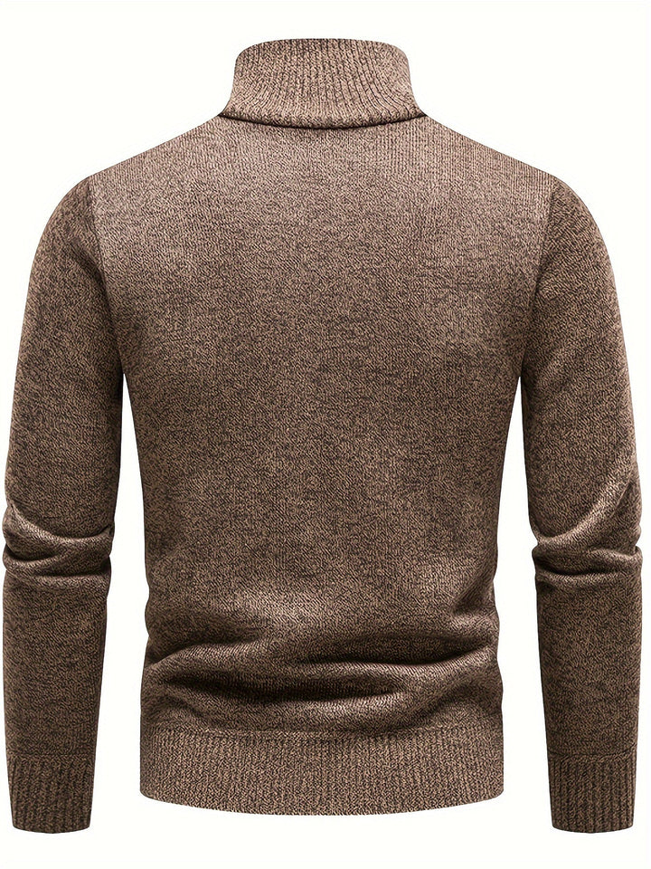 Gerdt – Lässiger Langarm Strickpullover