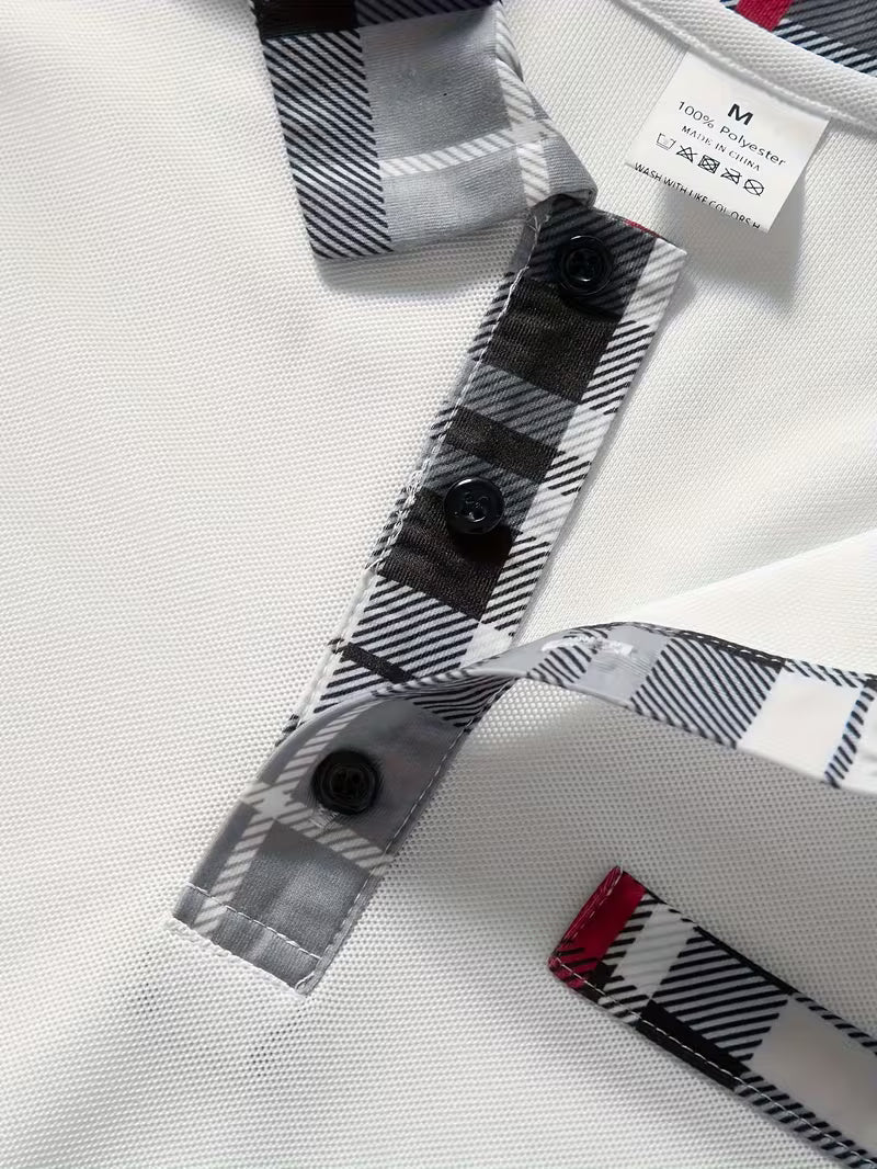 Yiannis – Langarmshirt mit Brustapplikation