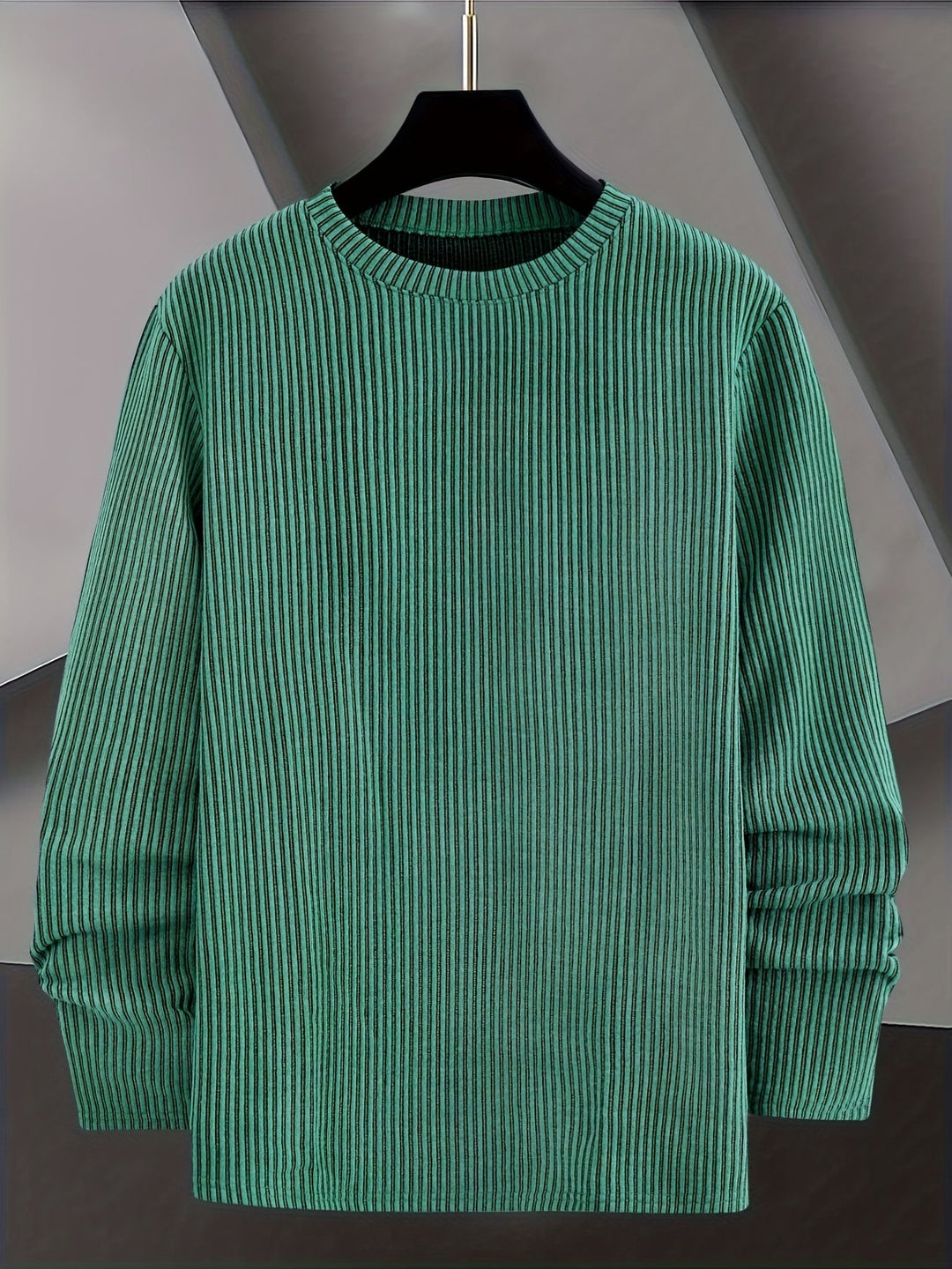 Dionisio – Gerippter Strickpullover mit Rundhalsausschnitt