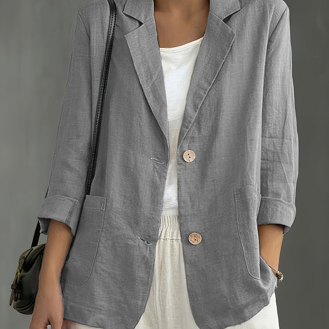 Jayde - Eleganter Baumwollblazer