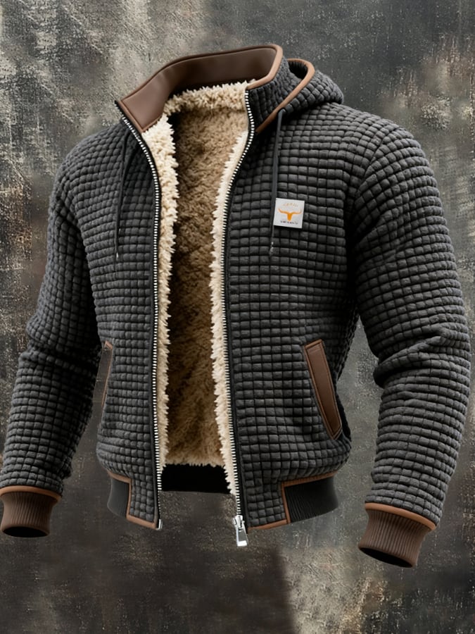 Natan - Fleece Stepp Jacke Mit Langen Ärmeln